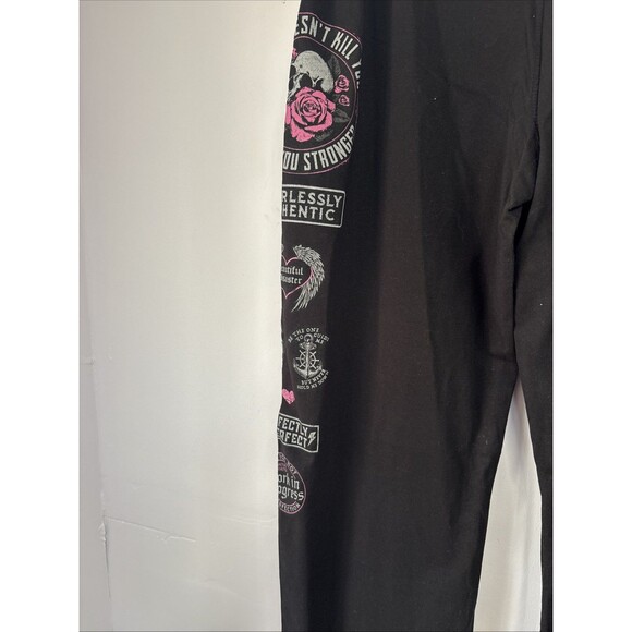 Beautiful Disaster Yoga Pants What Doesn't Kill You Will Make You Stronger LARGE - Picture 5 of 9